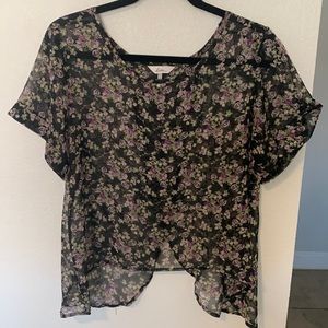 Flyaway Sheer Blouse